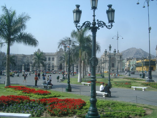 Main square in Lima